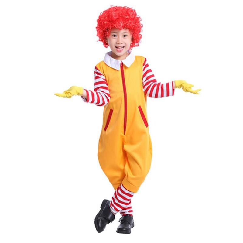 Children's Adult Clown Costume M Donalds