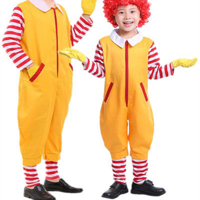 Children's Adult Clown Costume M Donalds