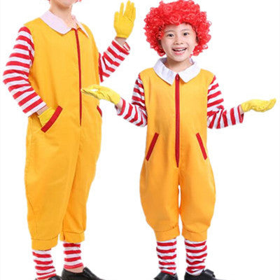 Children's Adult Clown Costume M Donalds