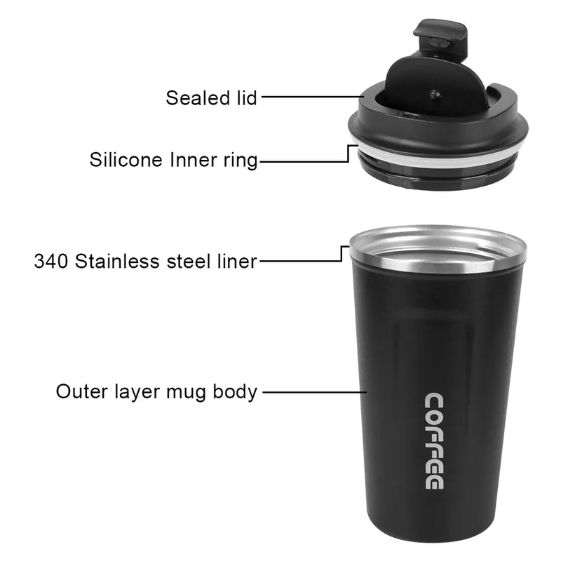 Thermo Mug Cafe Car Stainless Steel