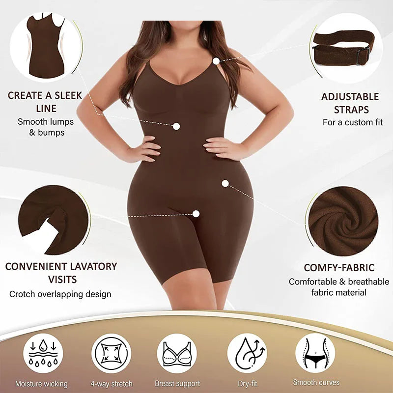 Bodysuits Full Coverage Shapewear Seamless.