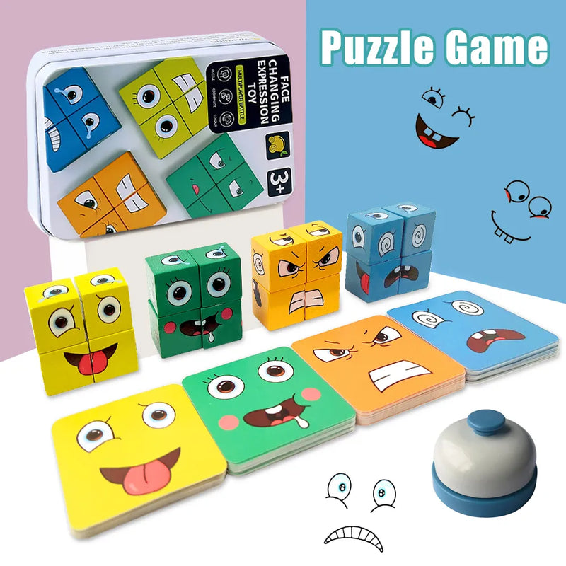 48% OFF - Kids blocks Face Change Cube Puzzlek.