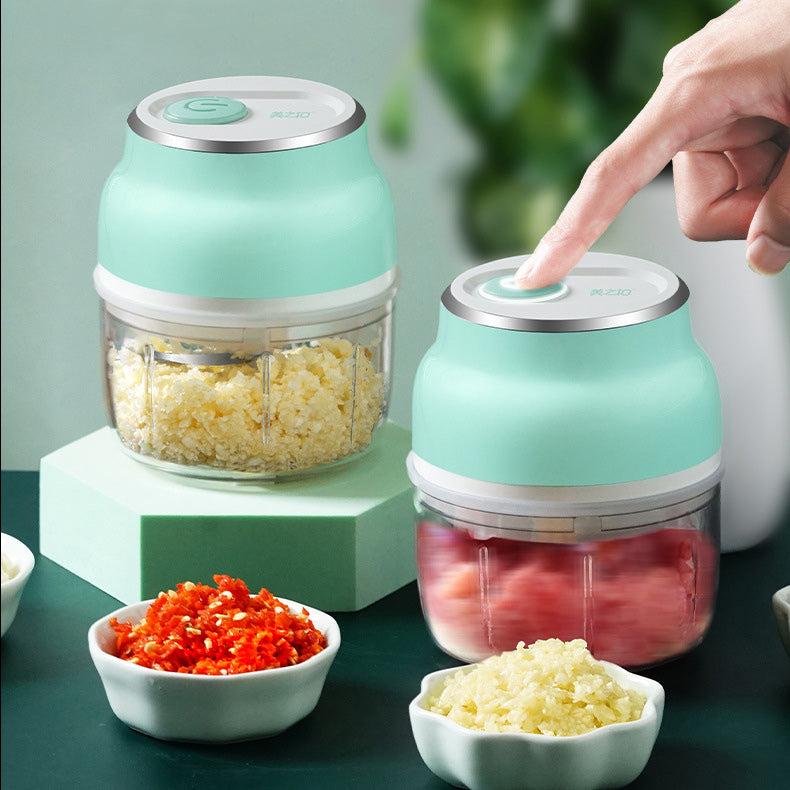 Portable Electric Mini Garlic Cutter Grinder