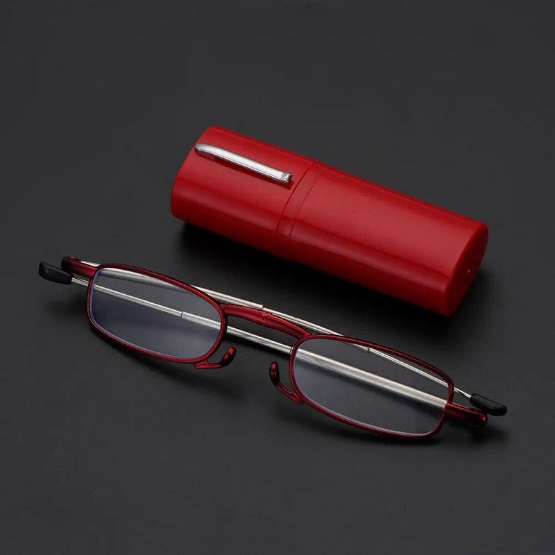 Unisex Reading Glasses With Case Diopter